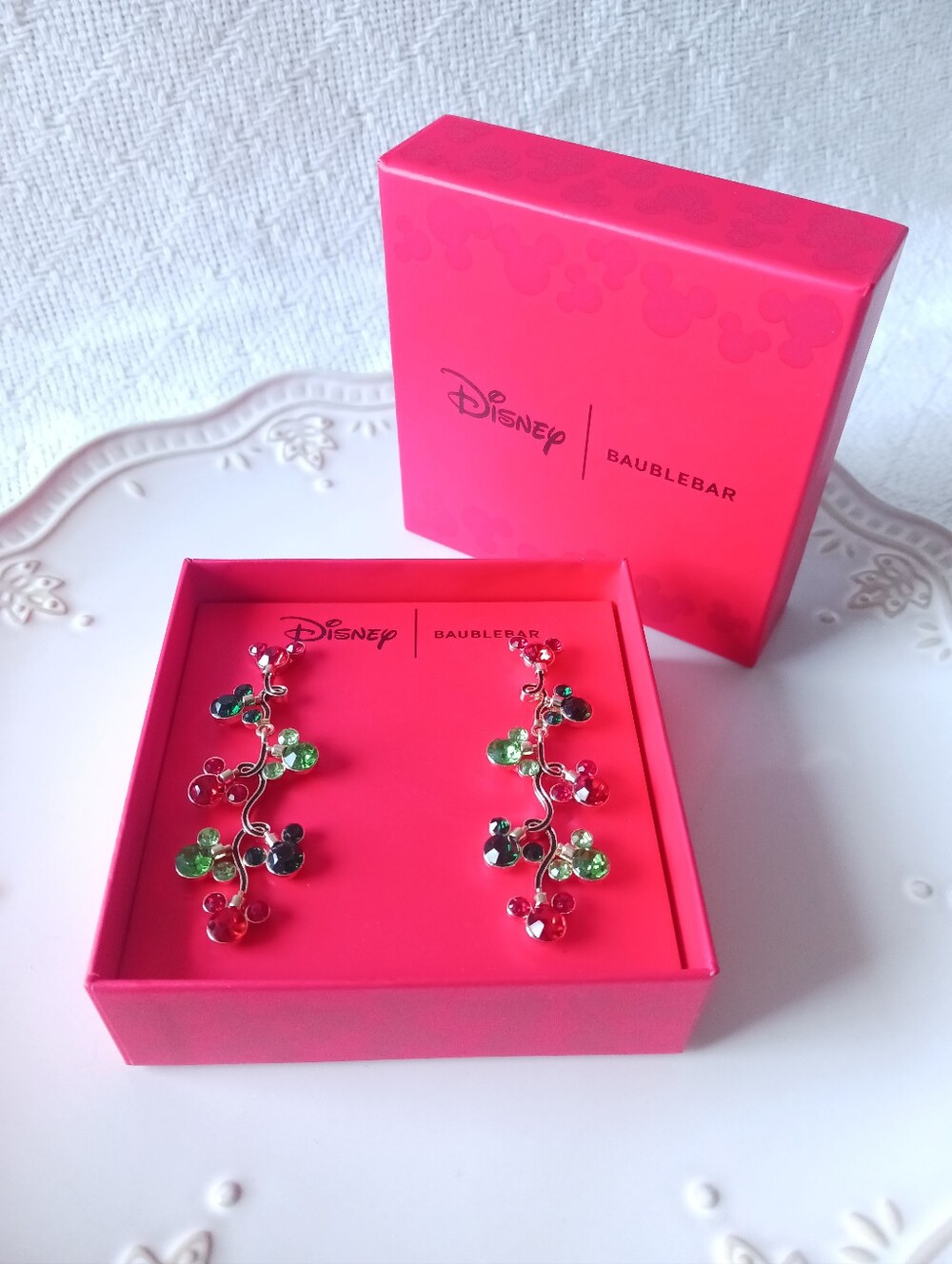 Baublebar × Disney Mickey Mouse Christmas Lights Drop Dangle Earrings